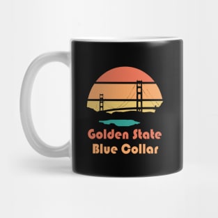 Blue Collar Golden State California Mug